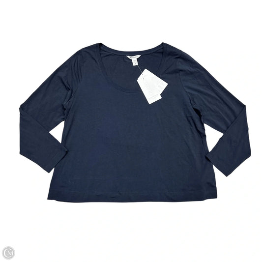 Top Long Sleeve By Athleta In Navy, Size: 2x
