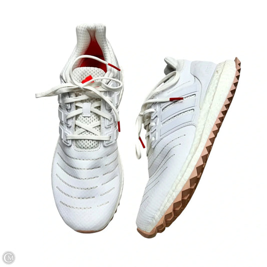 Shoes Athletic By Adidas In White, Size: 10