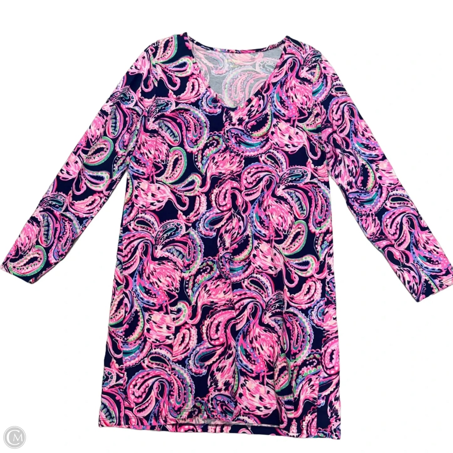 Dress Designer By Lilly Pulitzer In Paisley Print, Size: L