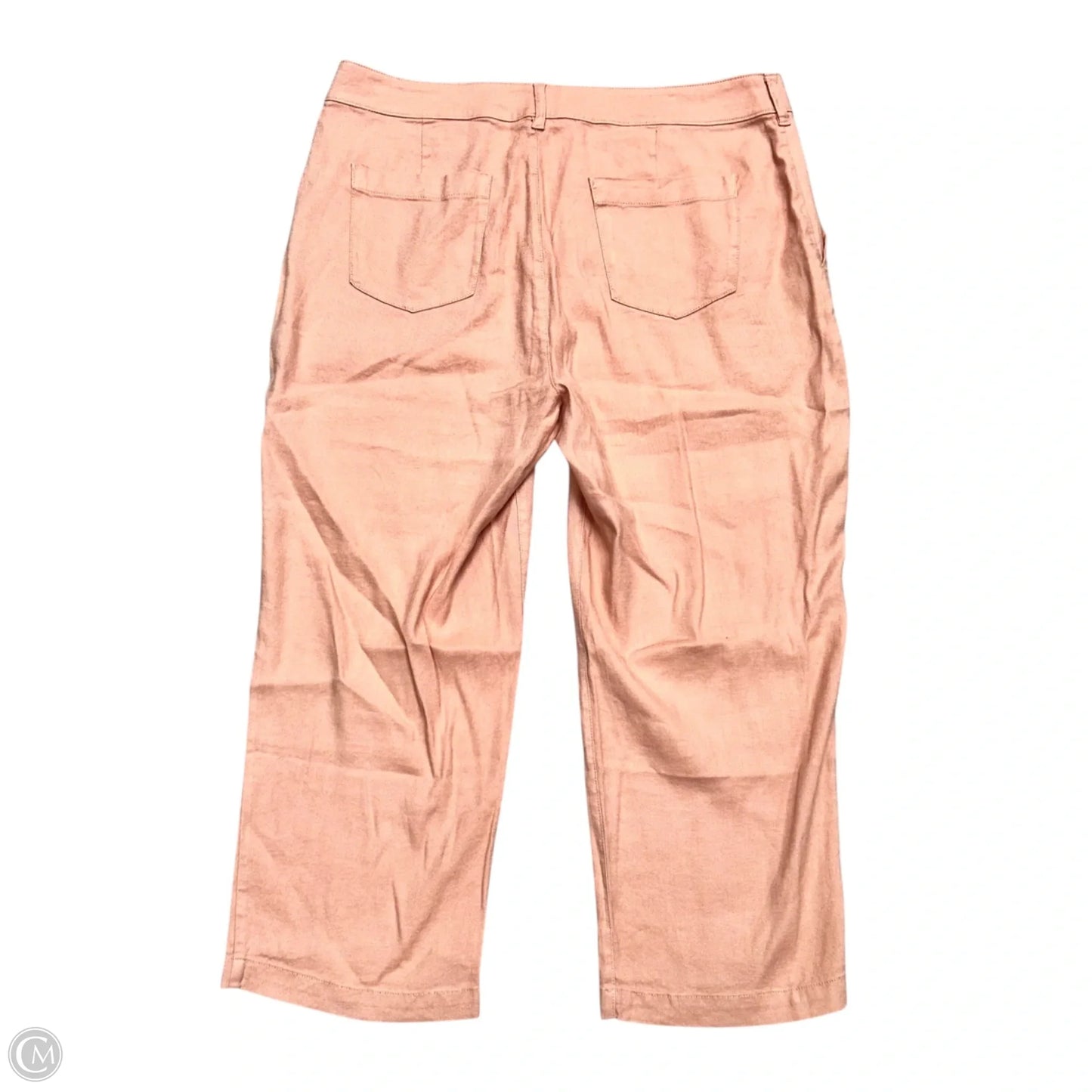 Capris By Not Your Daughters Jeans In Peach, Size: 12