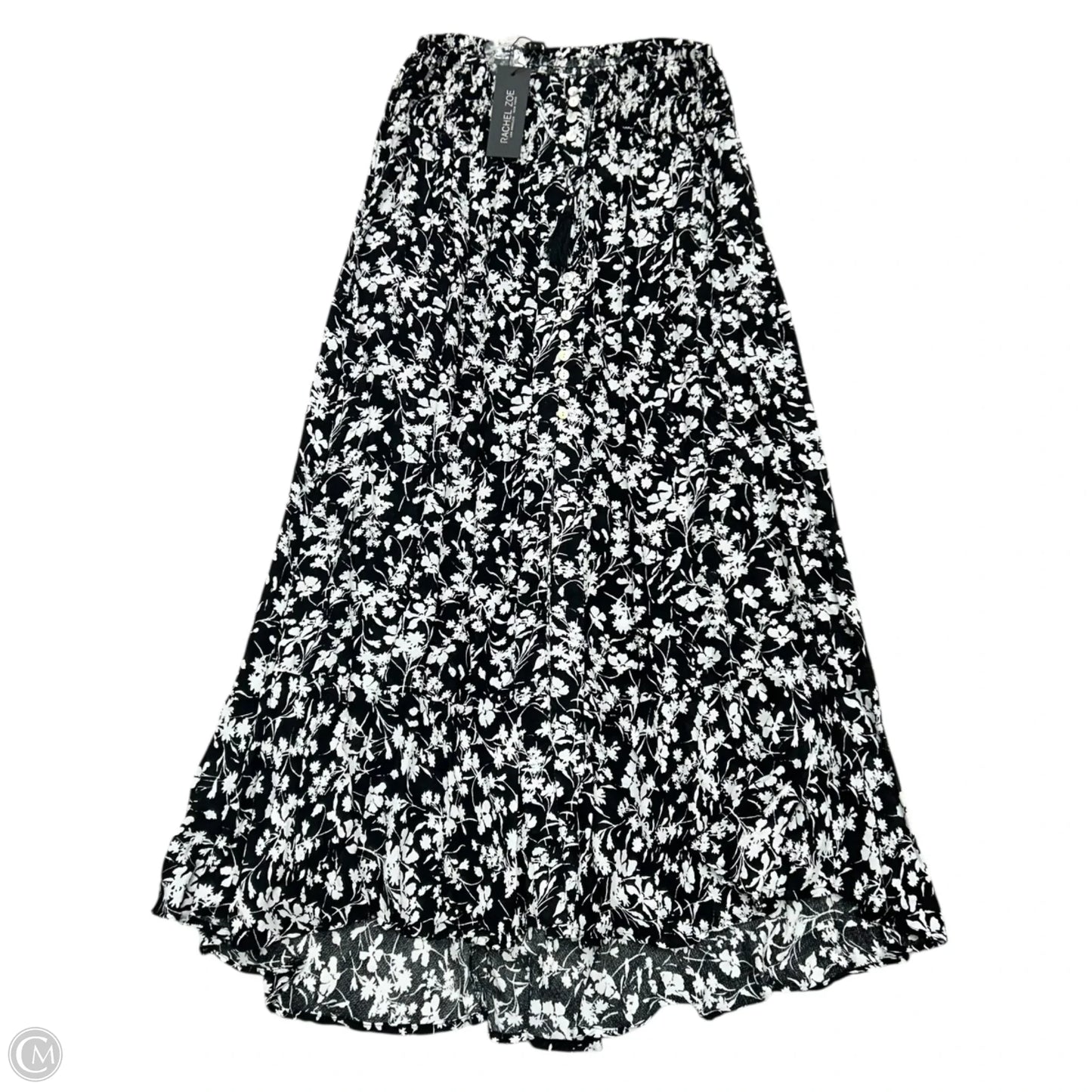 Skirt Maxi By Rachel Zoe In Black & White, Size: L