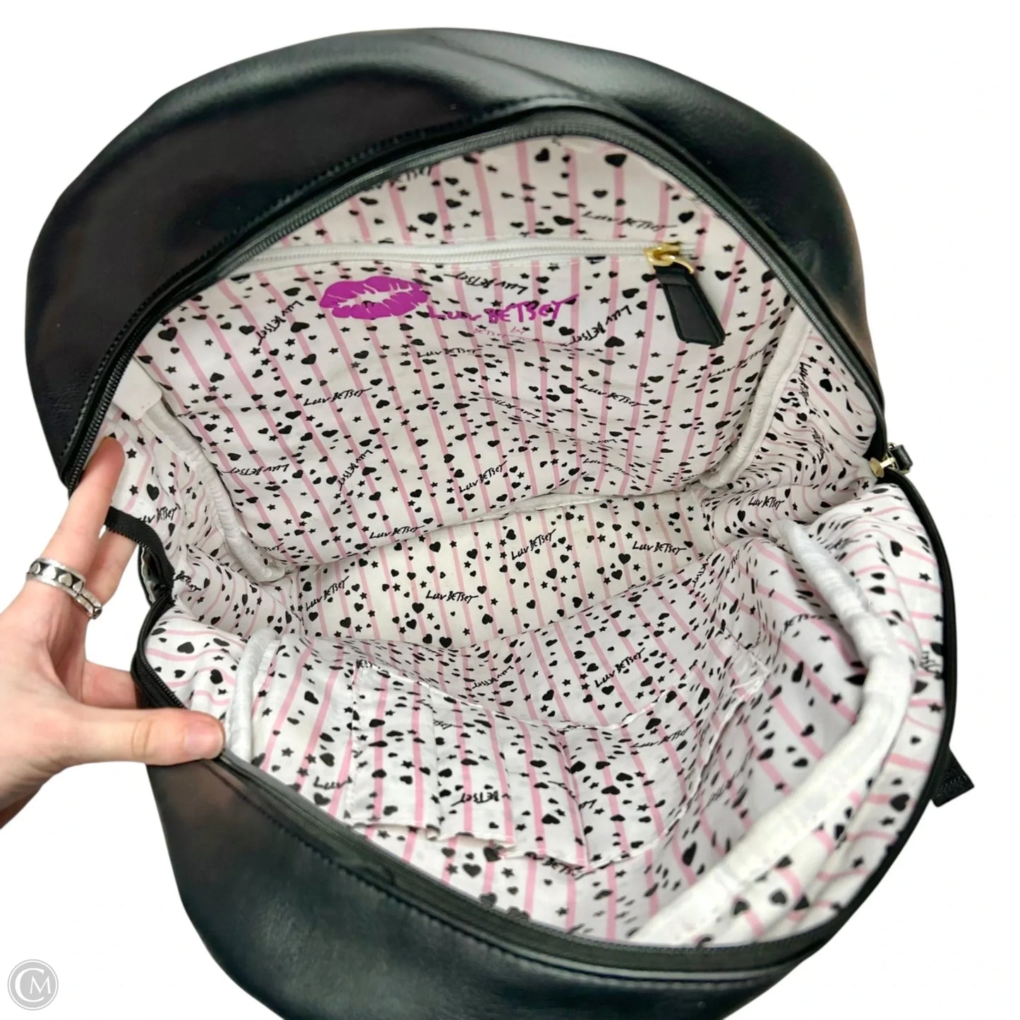 Backpack By Betsey Johnson, Size: Large