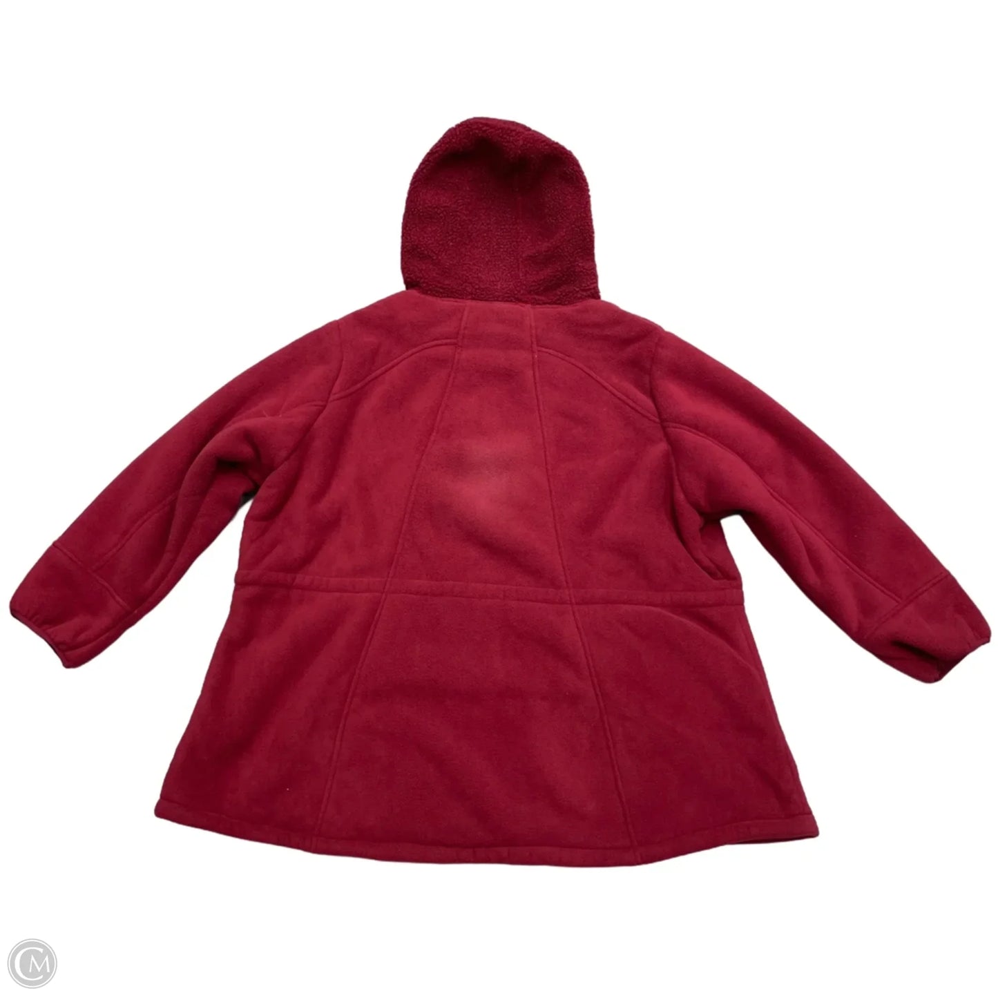 Jacket Fleece By Koolaburra By Ugg In Red, Size: 3x