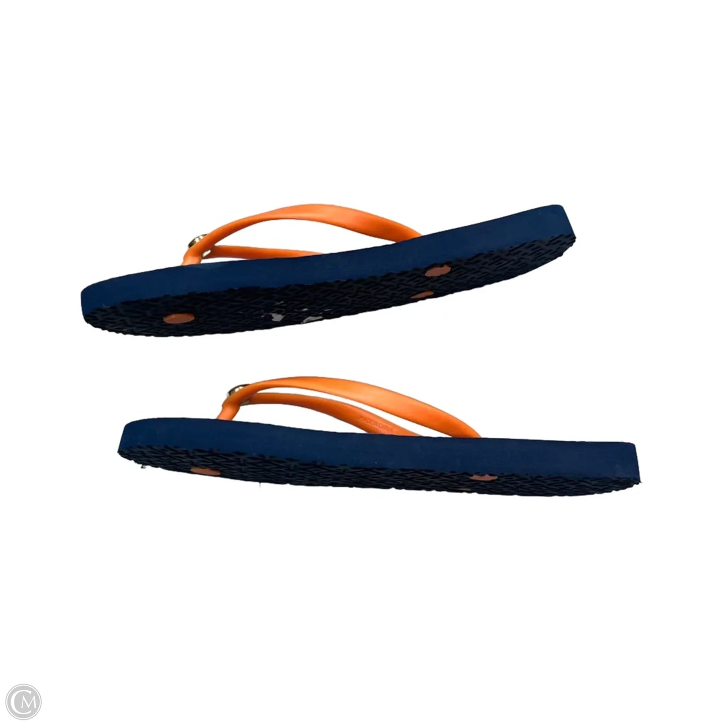 Sandals Designer By Tory Burch In Navy, Size: 6