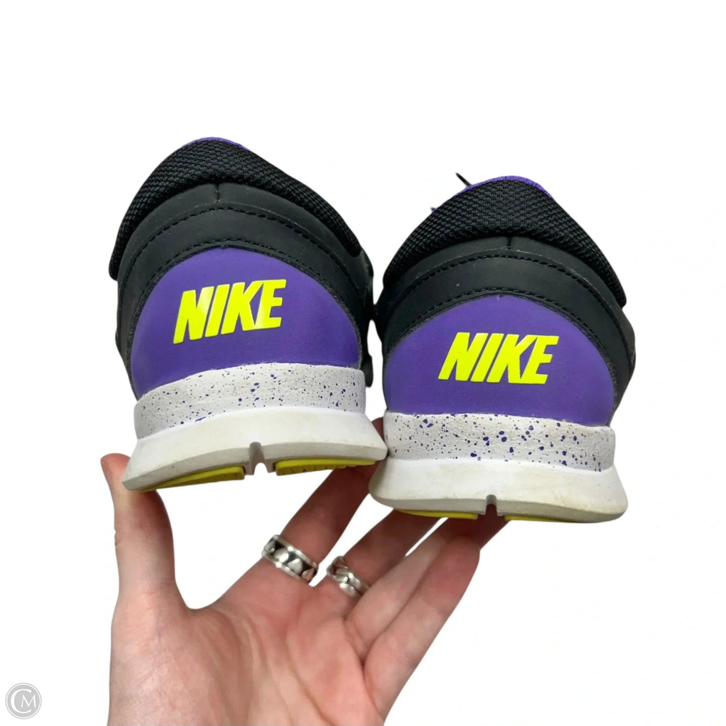 Shoes Athletic By Nike In Black & Purple, Size: 9