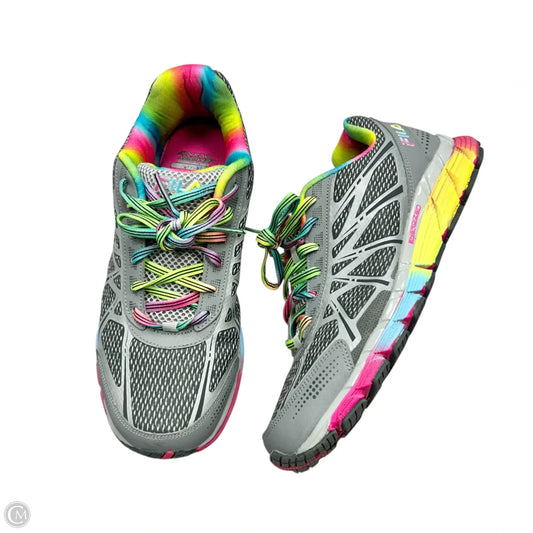 Shoes Athletic By Fila In Rainbow Print, Size: 9