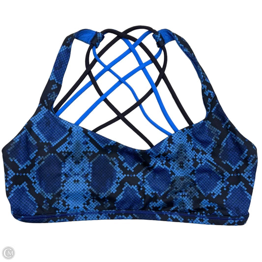 Athletic Bra By Lululemon In Blue, Size: M