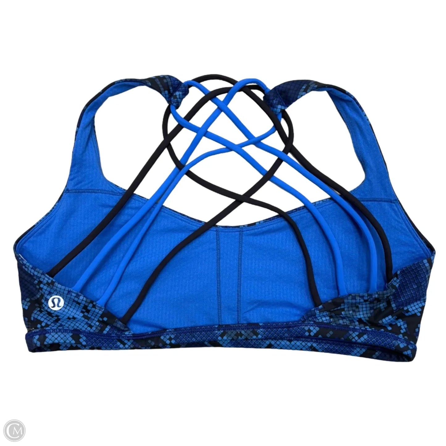 Athletic Bra By Lululemon In Blue, Size: M