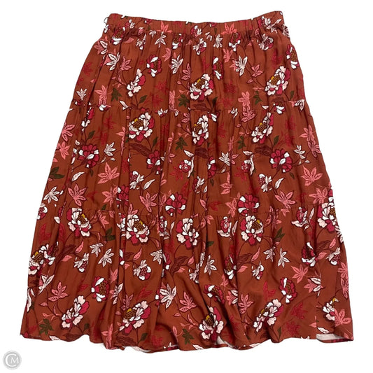 Skirt Maxi By Eloquii In Floral Print, Size: 20