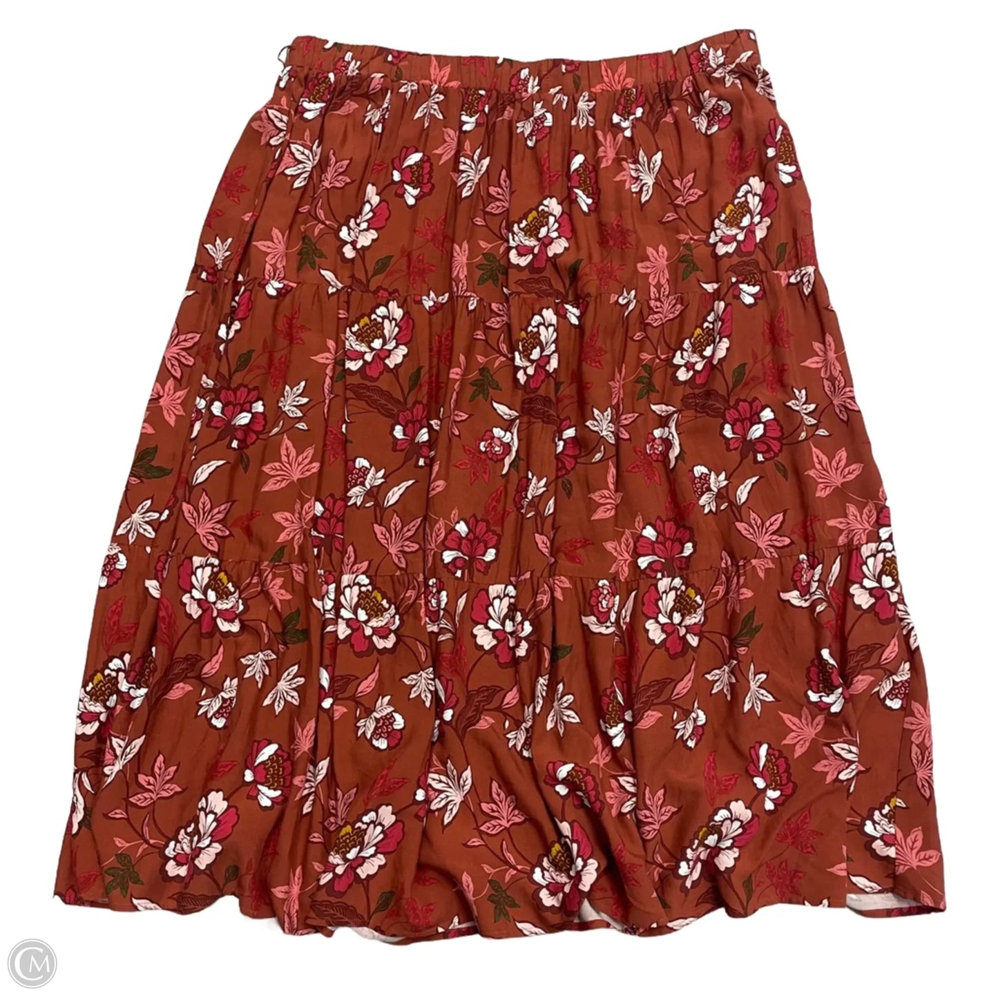 Skirt Maxi By Eloquii In Floral Print, Size: 20