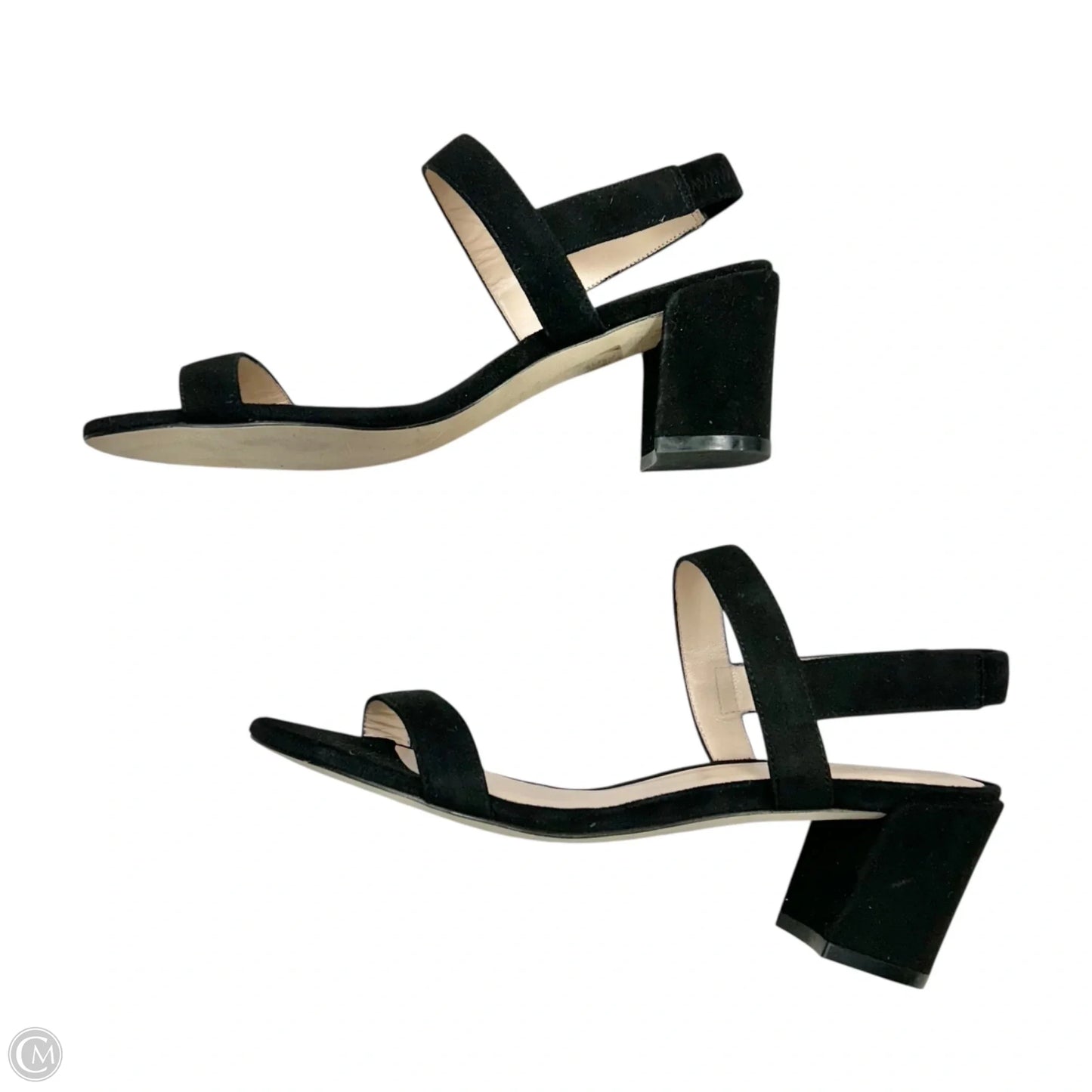 Sandals Designer By Stuart Weitzman In Black, Size: 8