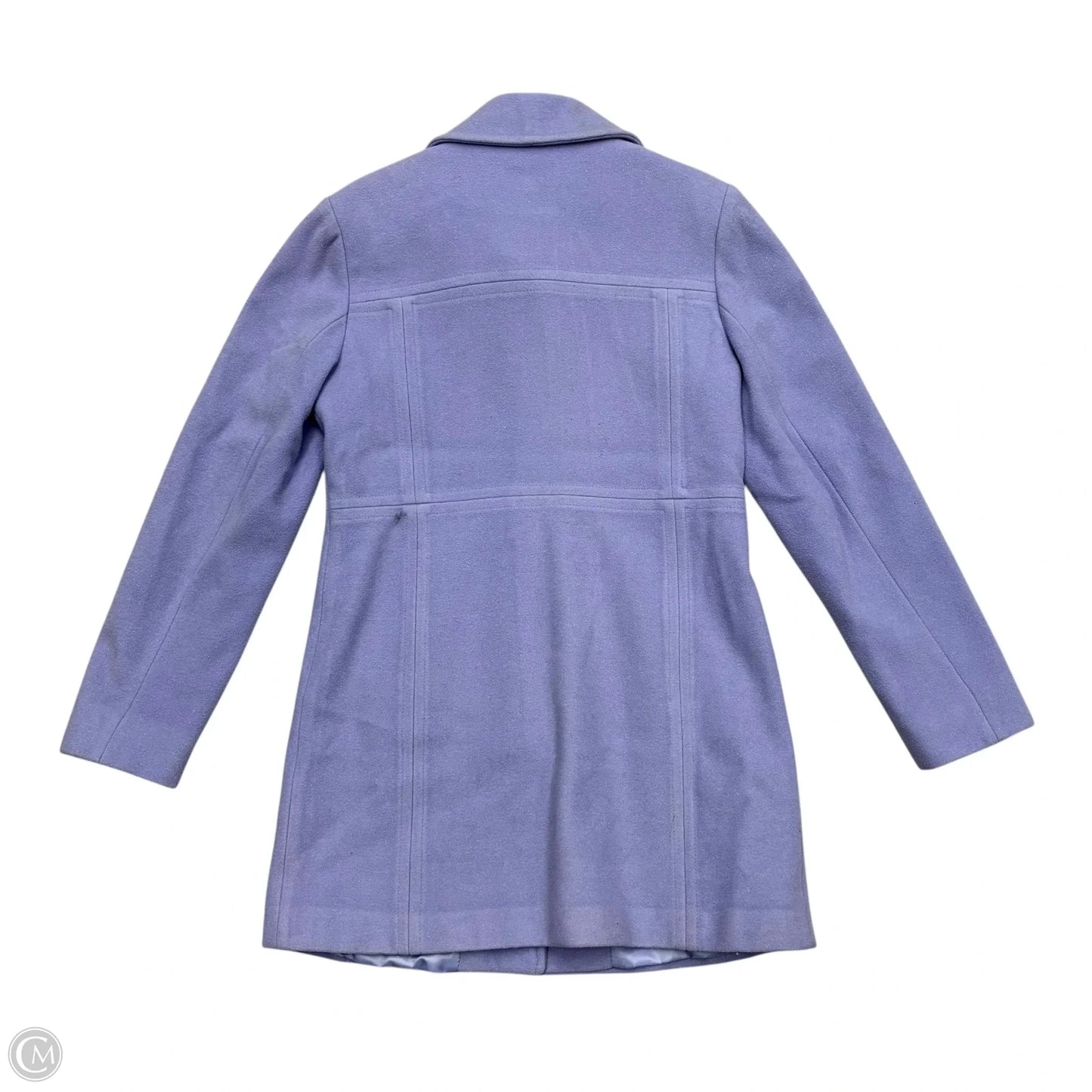 Coat Peacoat By Anne Klein In Blue, Size: S