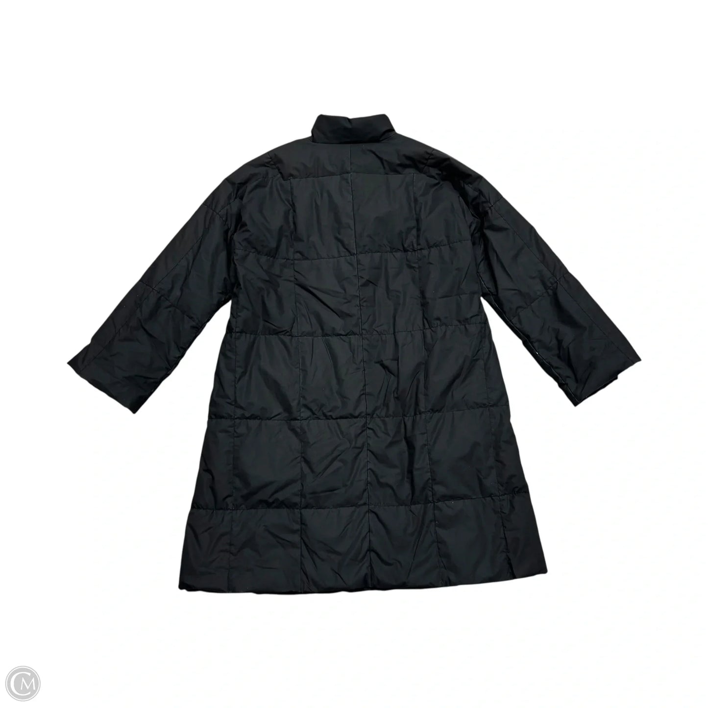 Coat Puffer & Quilted By Dkny In Black, Size: S