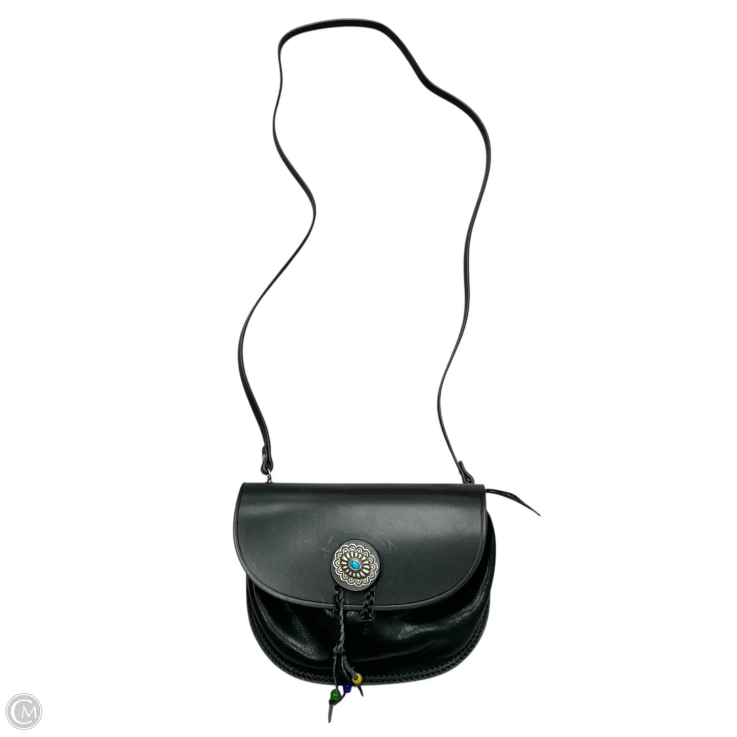 Crossbody Leather By Old Trend, Size: Small