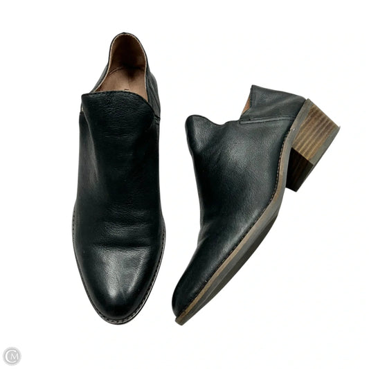 Boots Leather By Lucky Brand In Black, Size: 9