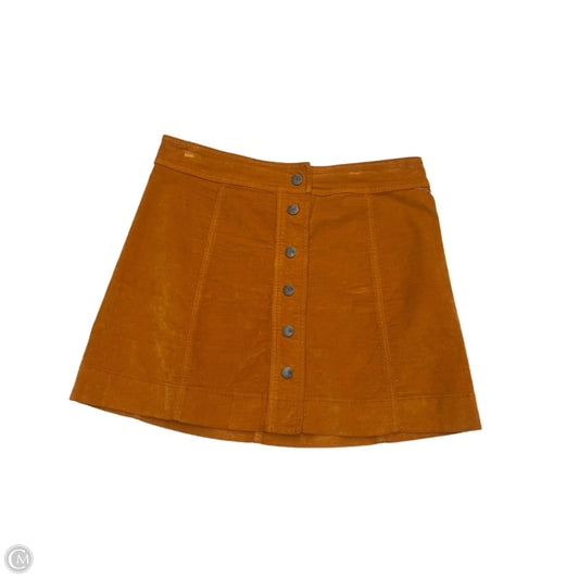 Skirt Mini & Short By Madewell In Orange, Size: 8