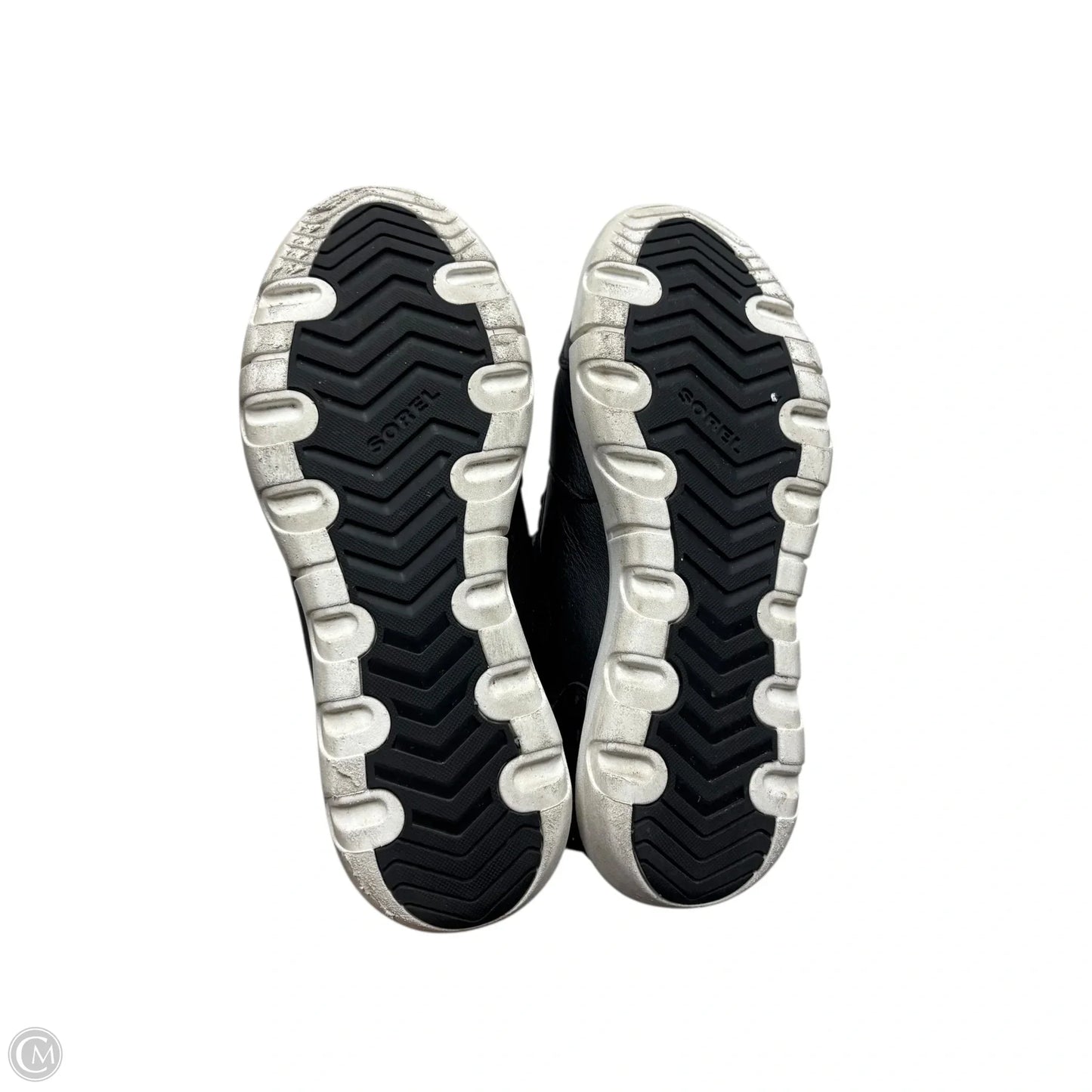 Shoes Sneakers By Sorel In Black & White, Size: 9