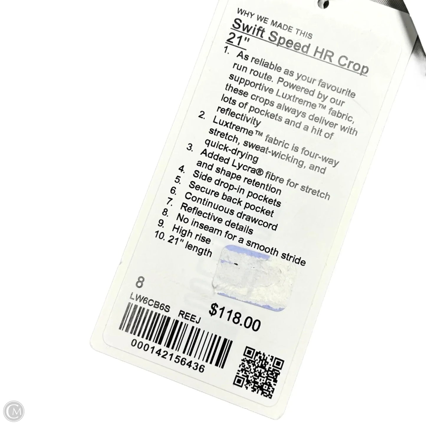 Athletic Leggings Capris By Lululemon In Blue, Size: M