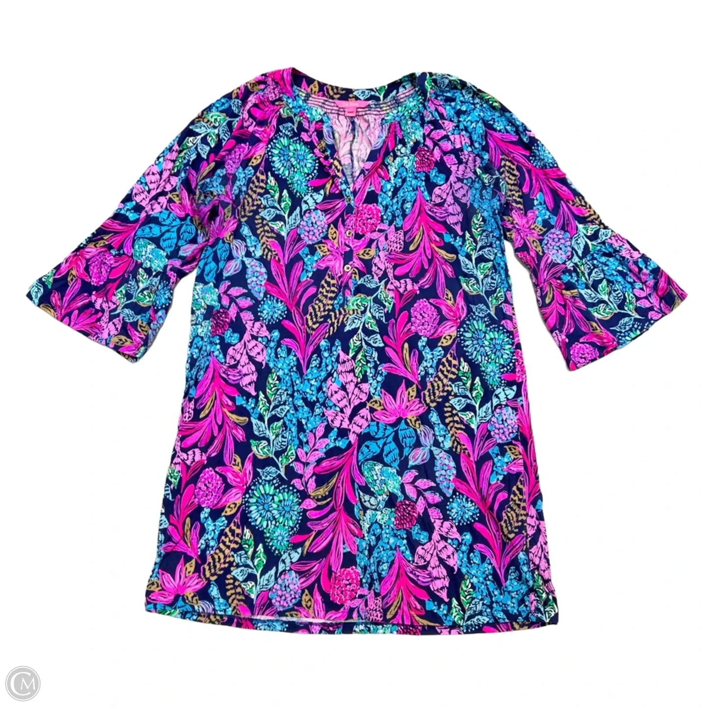 Dress Designer By Lilly Pulitzer In Blue, Size: Xl