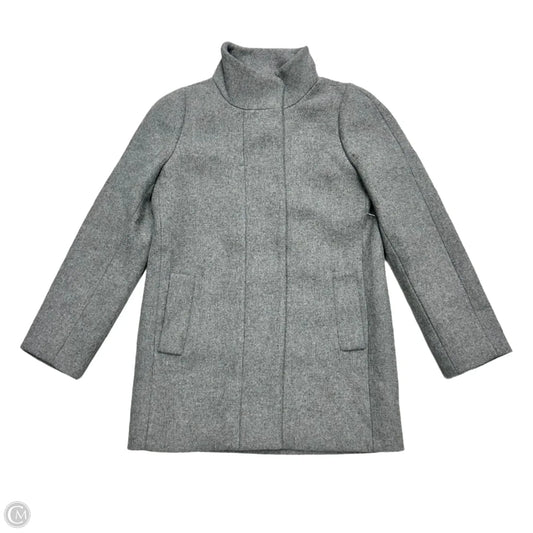 Coat Peacoat By J. Crew In Grey, Size: S