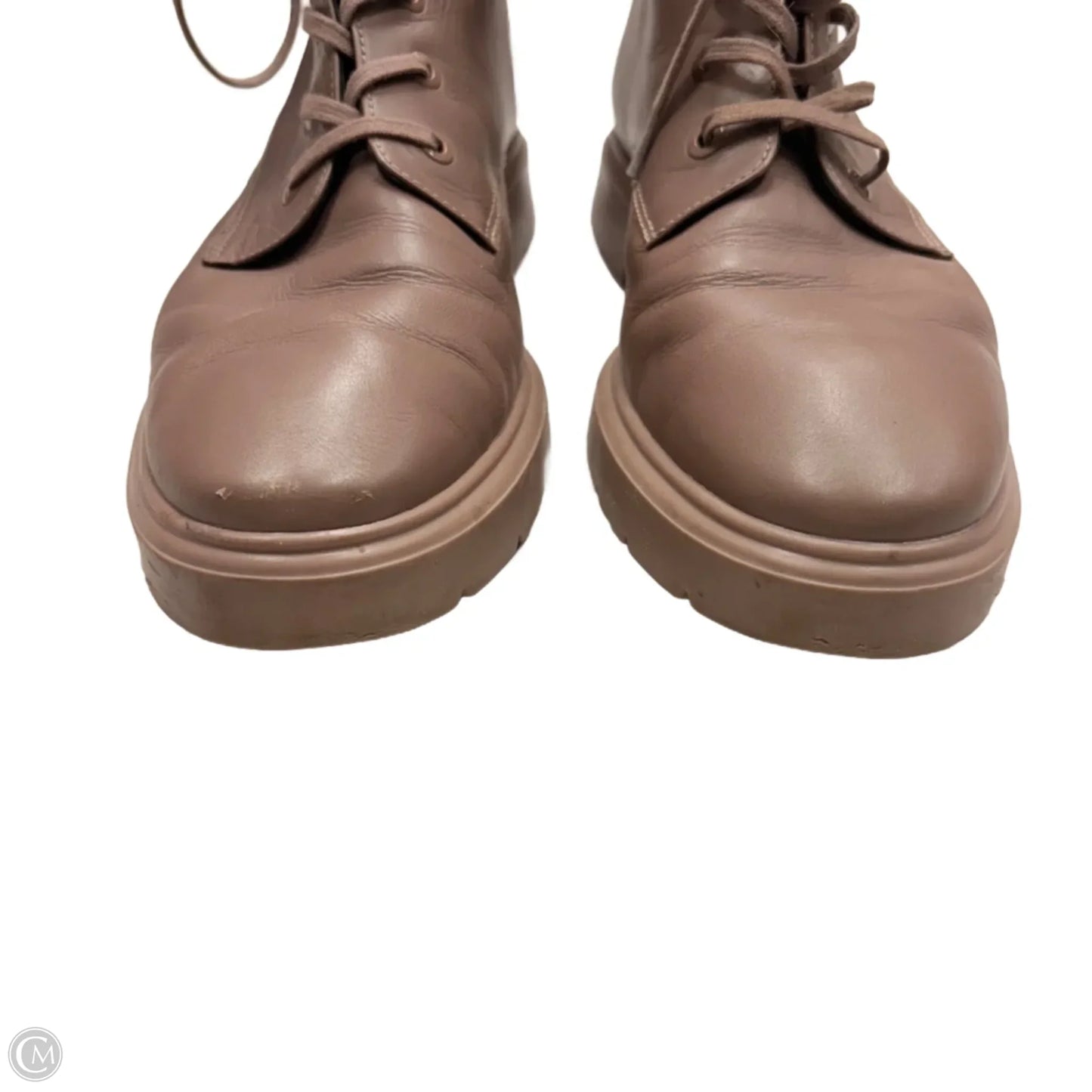 Boots Designer By Stuart Weitzman In Taupe, Size: 8