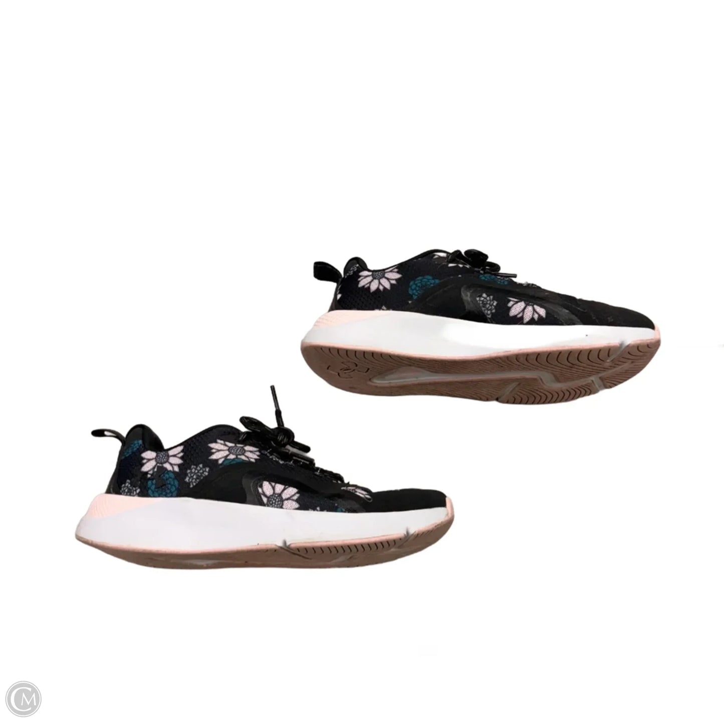 Shoes Athletic By Under Armour In Floral Print, Size: 7