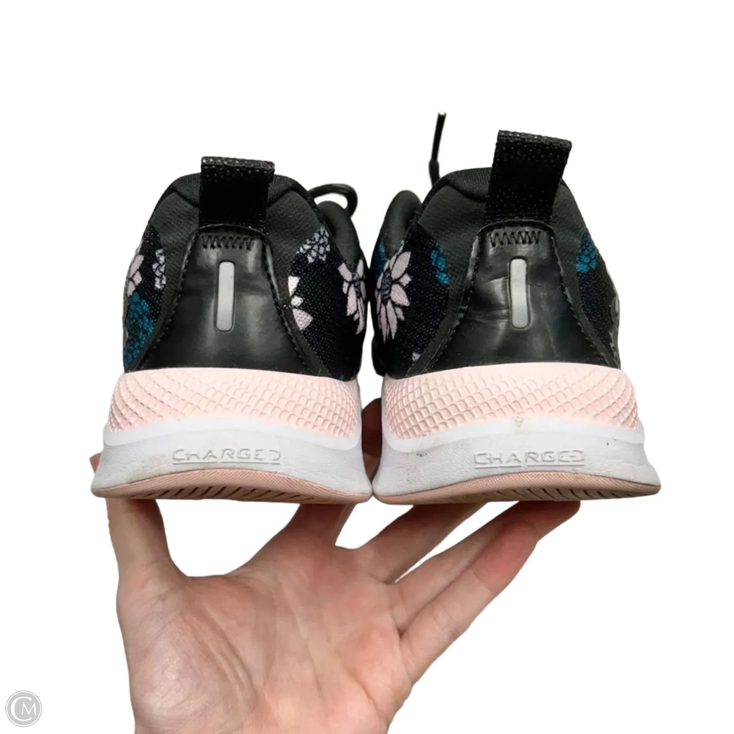 Shoes Athletic By Under Armour In Floral Print, Size: 7