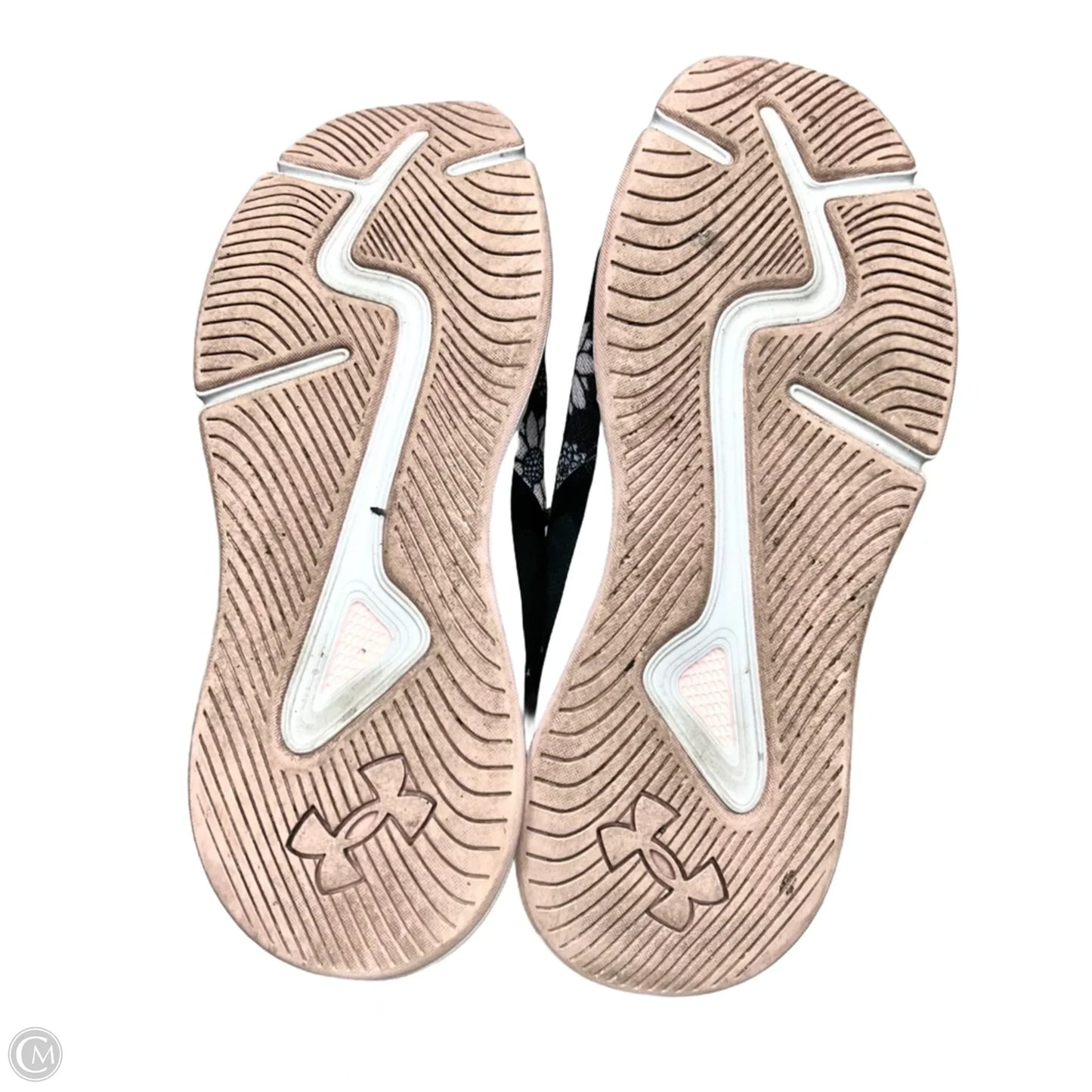 Shoes Athletic By Under Armour In Floral Print, Size: 7