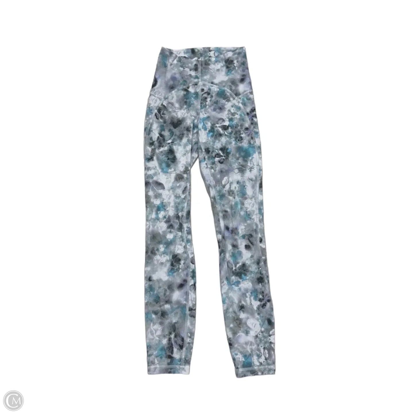 Athletic Leggings By Lululemon In Tie Dye Print, Size: Xs