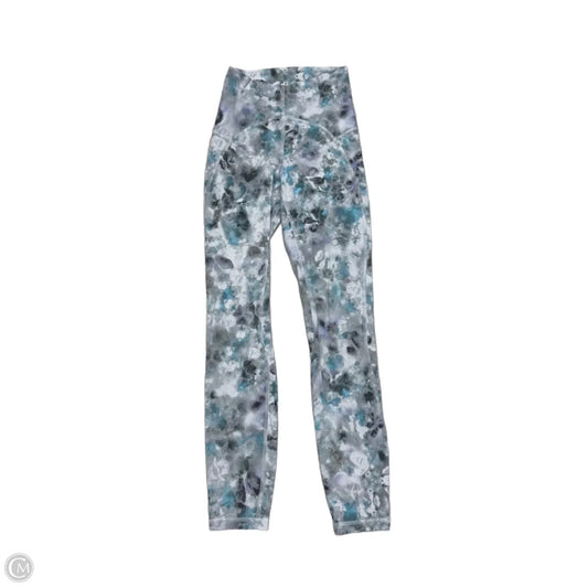 Athletic Leggings By Lululemon In Tie Dye Print, Size: Xs