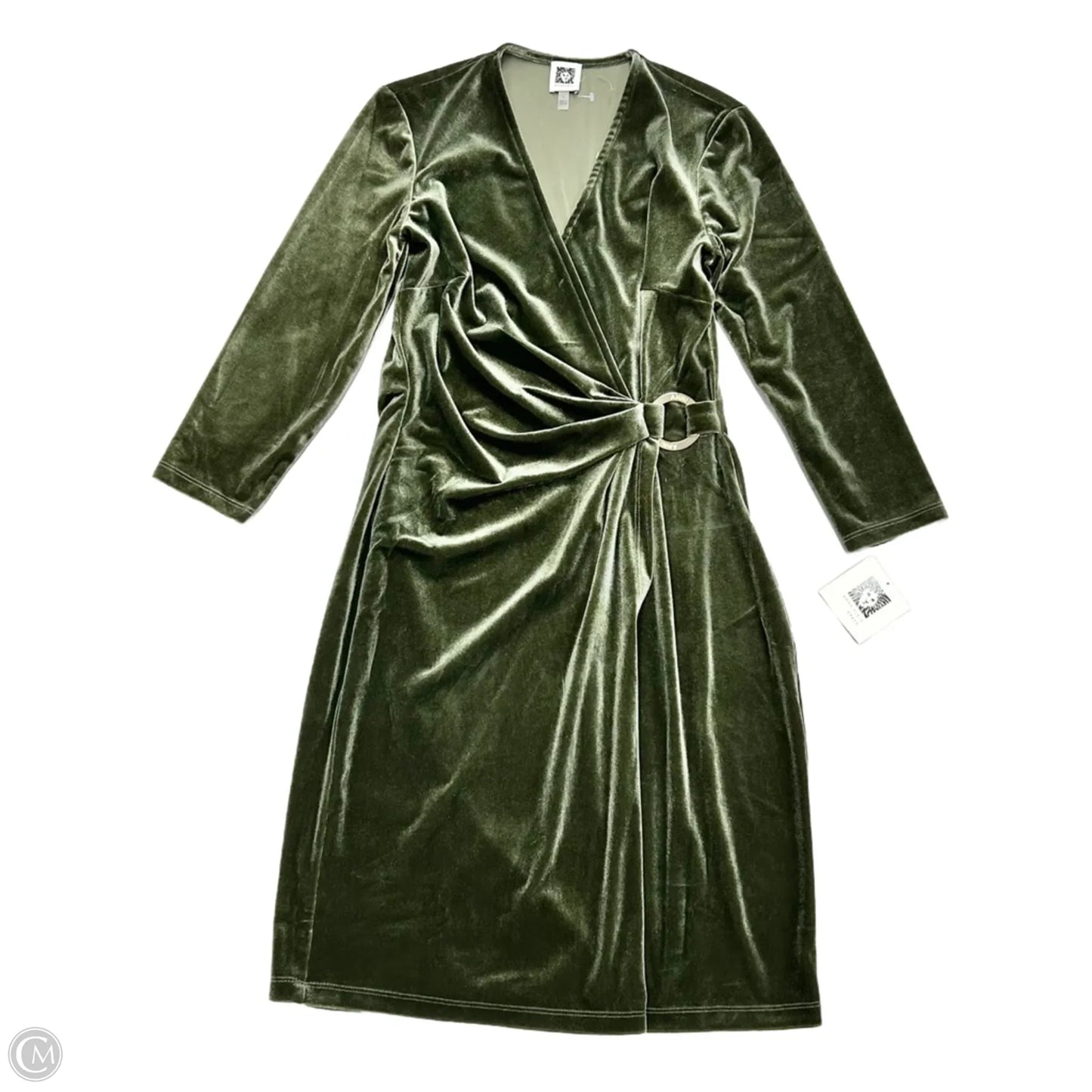 Dress Casual Midi By Anne Klein In Green, Size: S