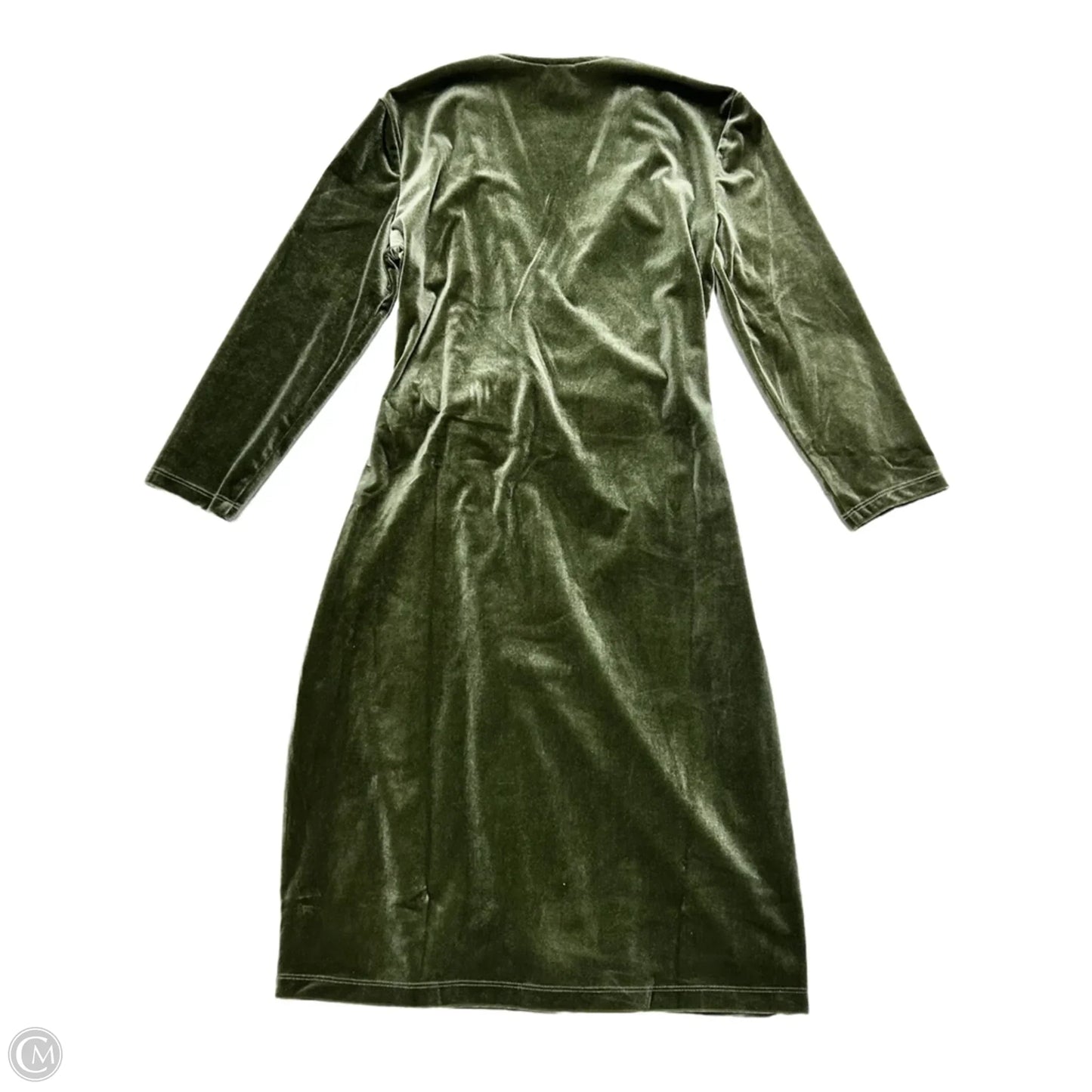 Dress Casual Midi By Anne Klein In Green, Size: S