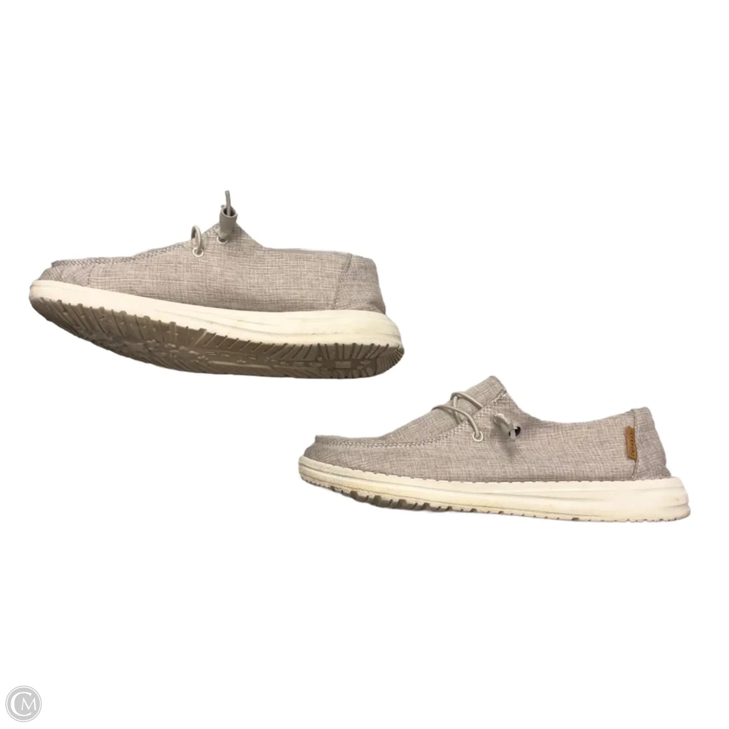 Shoes Flats By Hey Dude In Cream, Size: 7