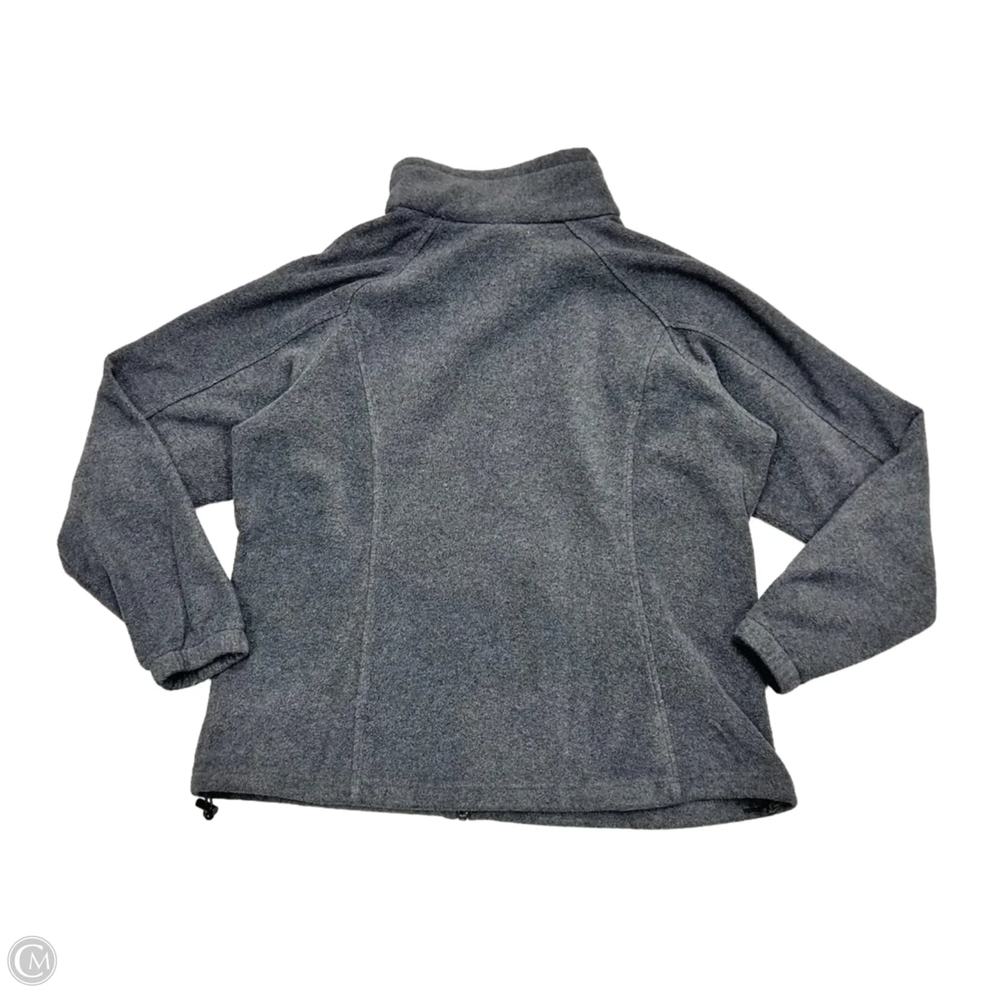 Jacket Fleece By Columbia In Grey, Size: 1x
