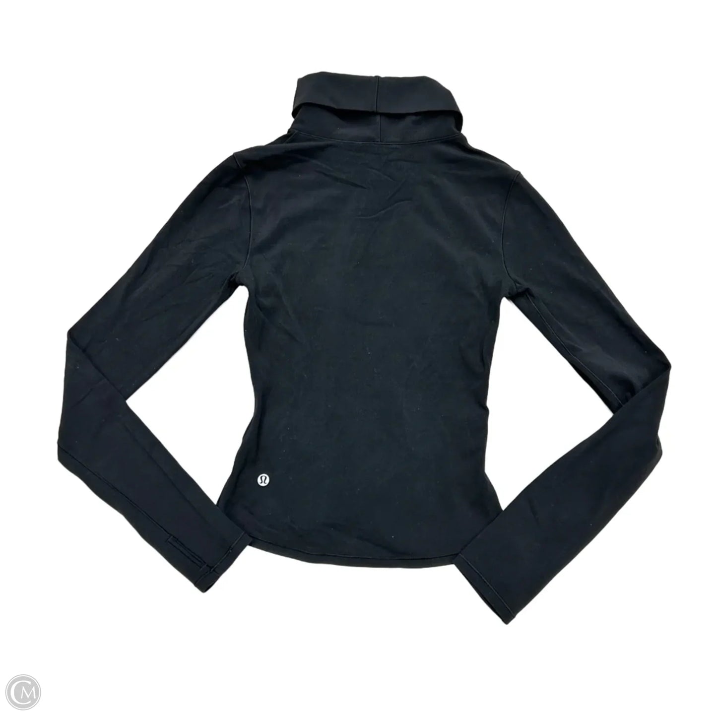 Athletic Top Ls By Lululemon In Black, Size: Xs