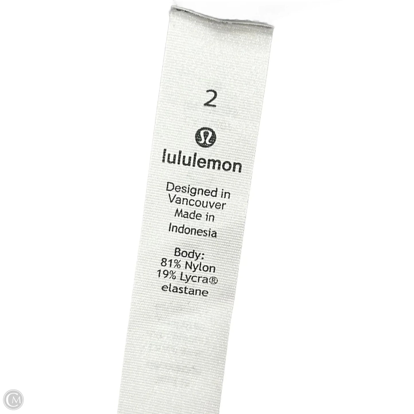 Athletic Top Ls By Lululemon In Black, Size: Xs