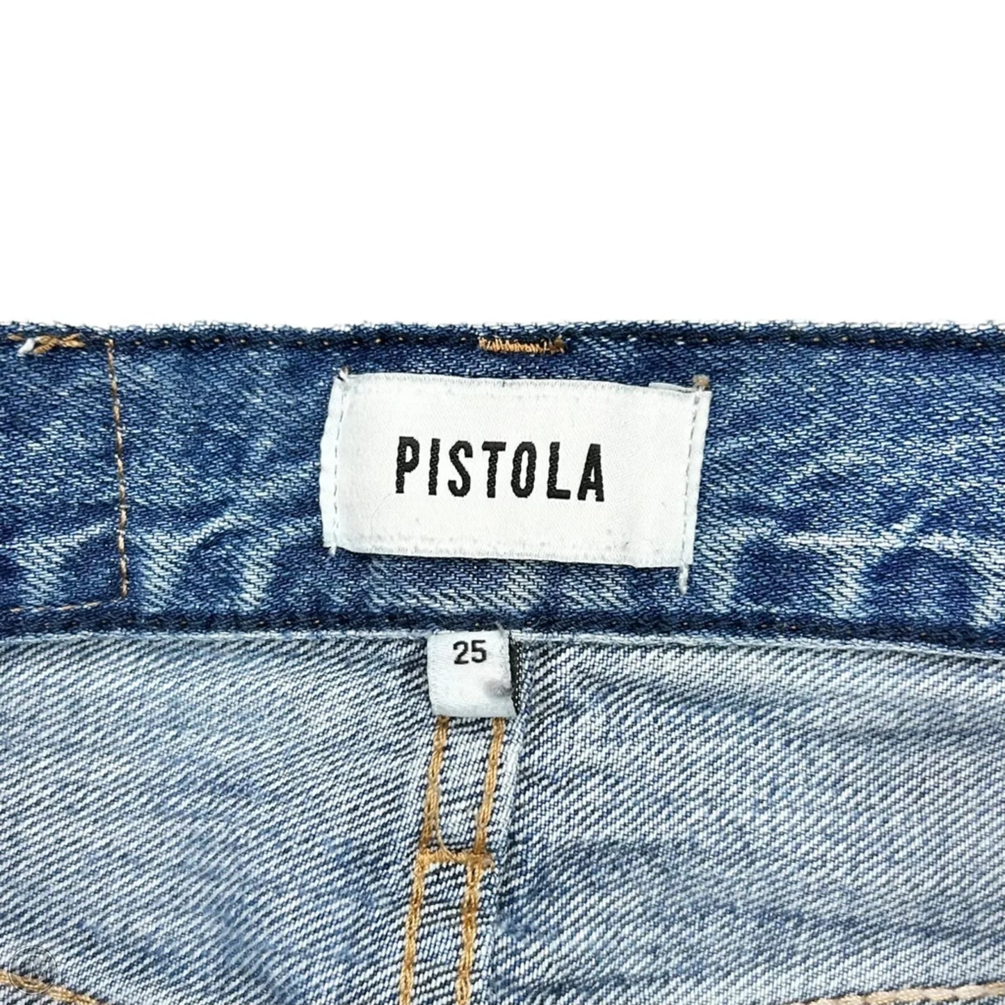 Jeans Cropped By Pistola In Blue Denim, Size: 2