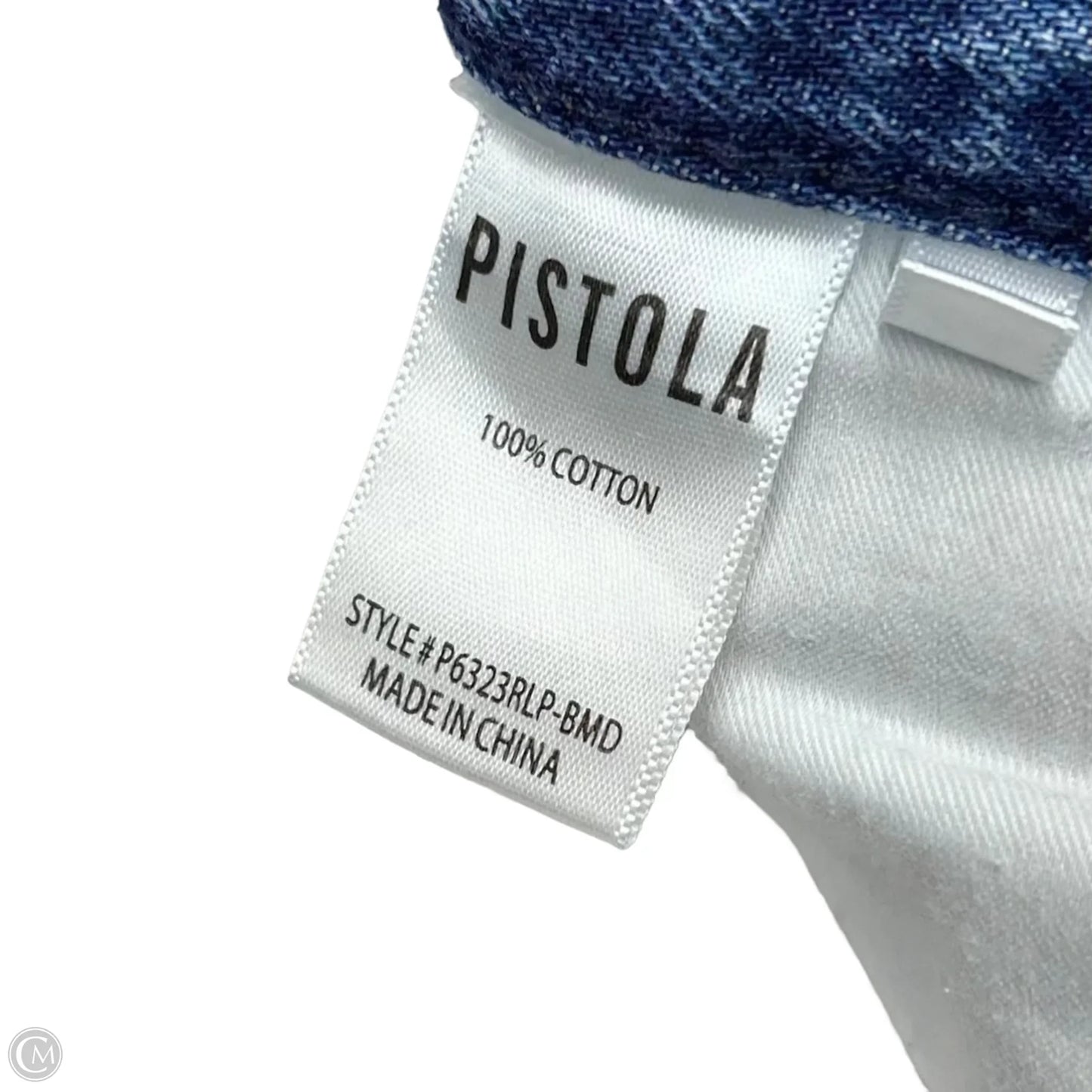 Jeans Cropped By Pistola In Blue Denim, Size: 2