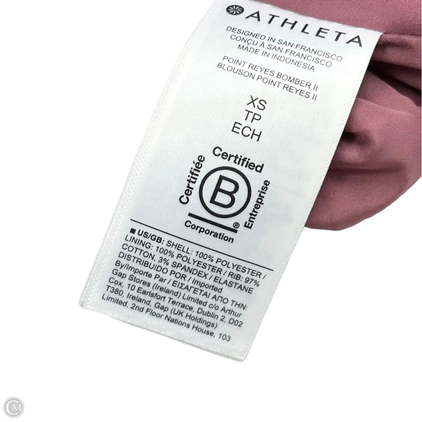 Jacket Utility By Athleta In Mauve, Size: Xs