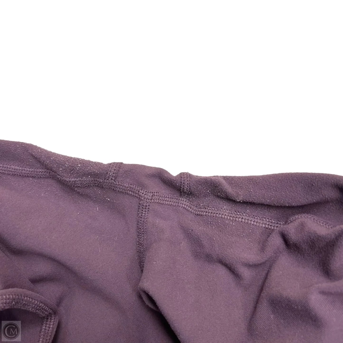 Athletic Leggings By Alo In Black & Purple, Size: M