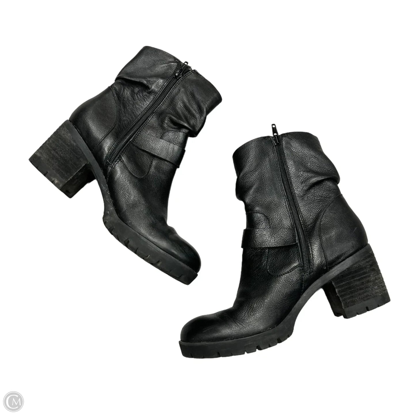 Boots Ankle Heels By Kork Ease In Black, Size: 8