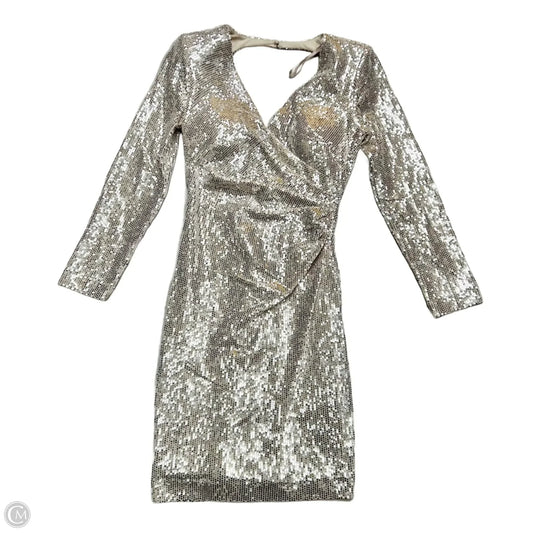 Dress Party Short By Eliza J In Silver, Size: Xs