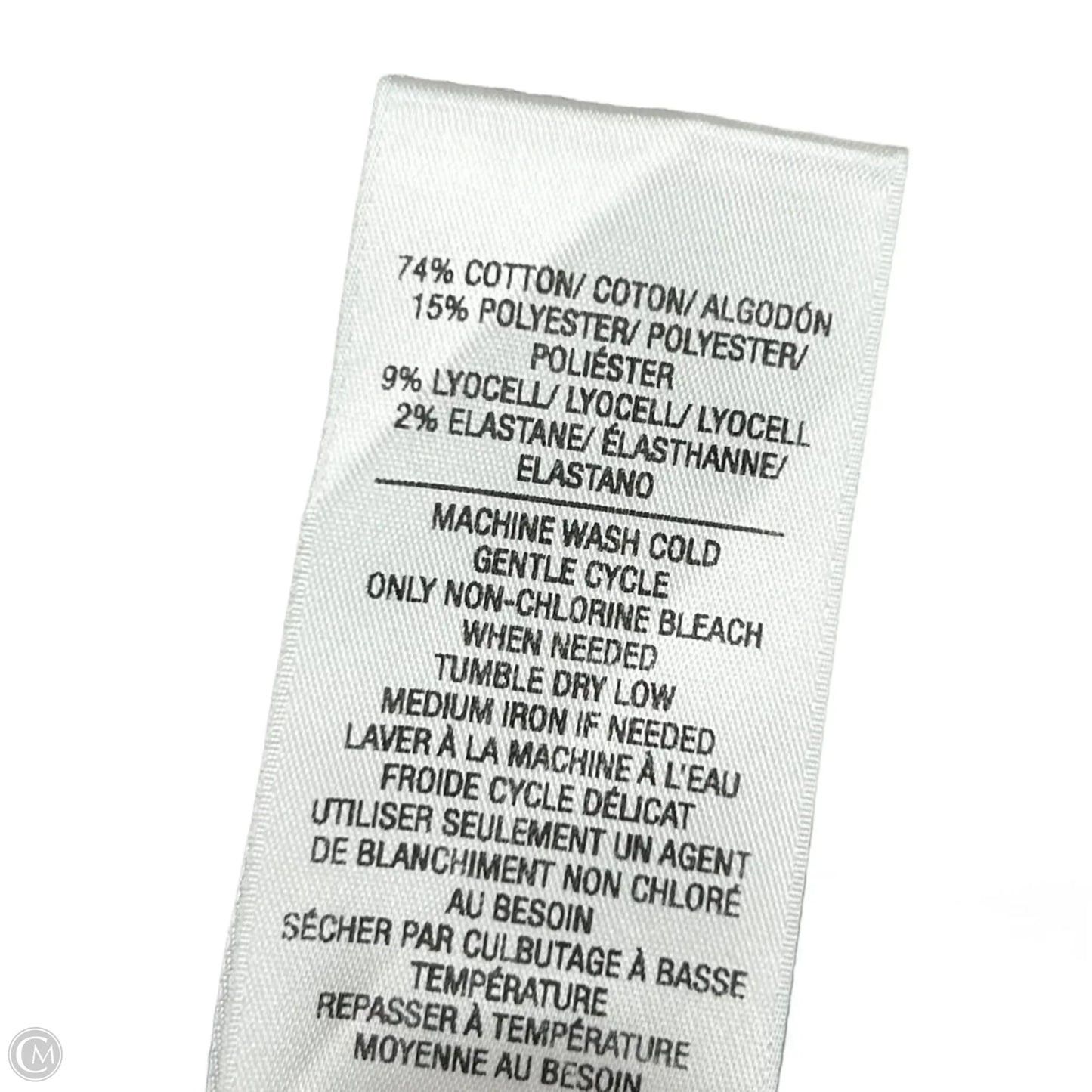 Jeans Cropped By Hudson In Blue Denim, Size: 12