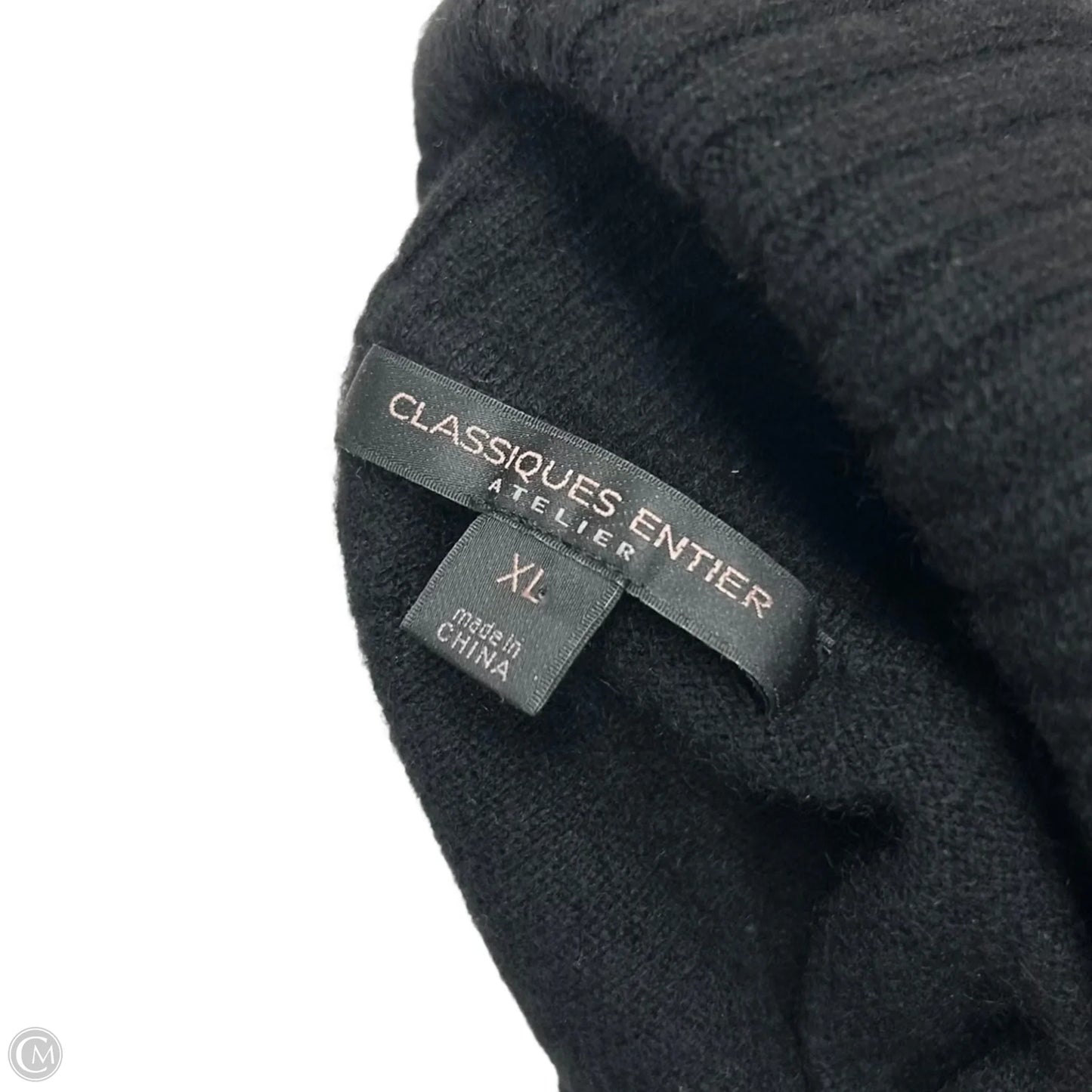 Sweater Cashmere By Classiques Entier In Black, Size: Xl