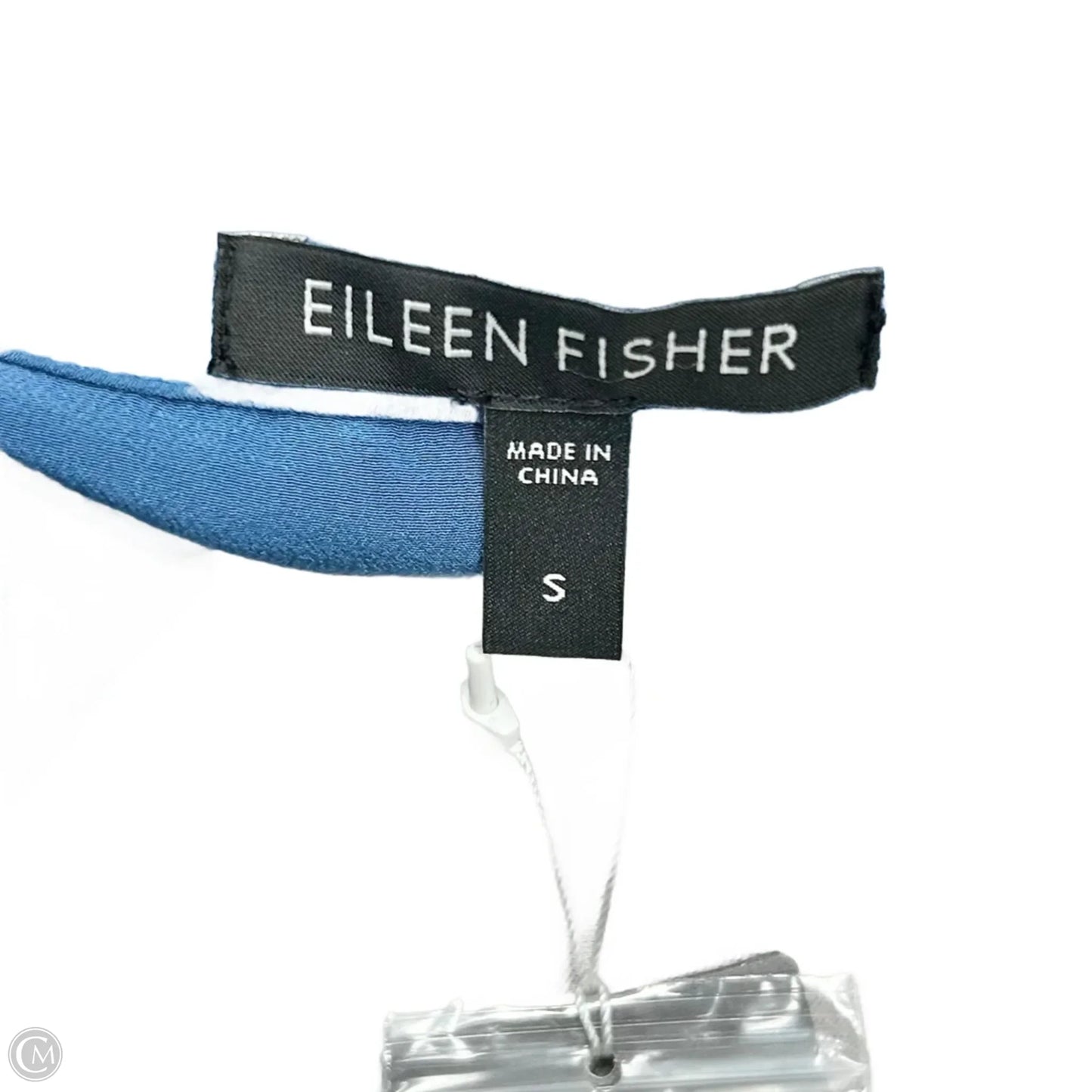 Top Long Sleeve By Eileen Fisher In Blue, Size: S