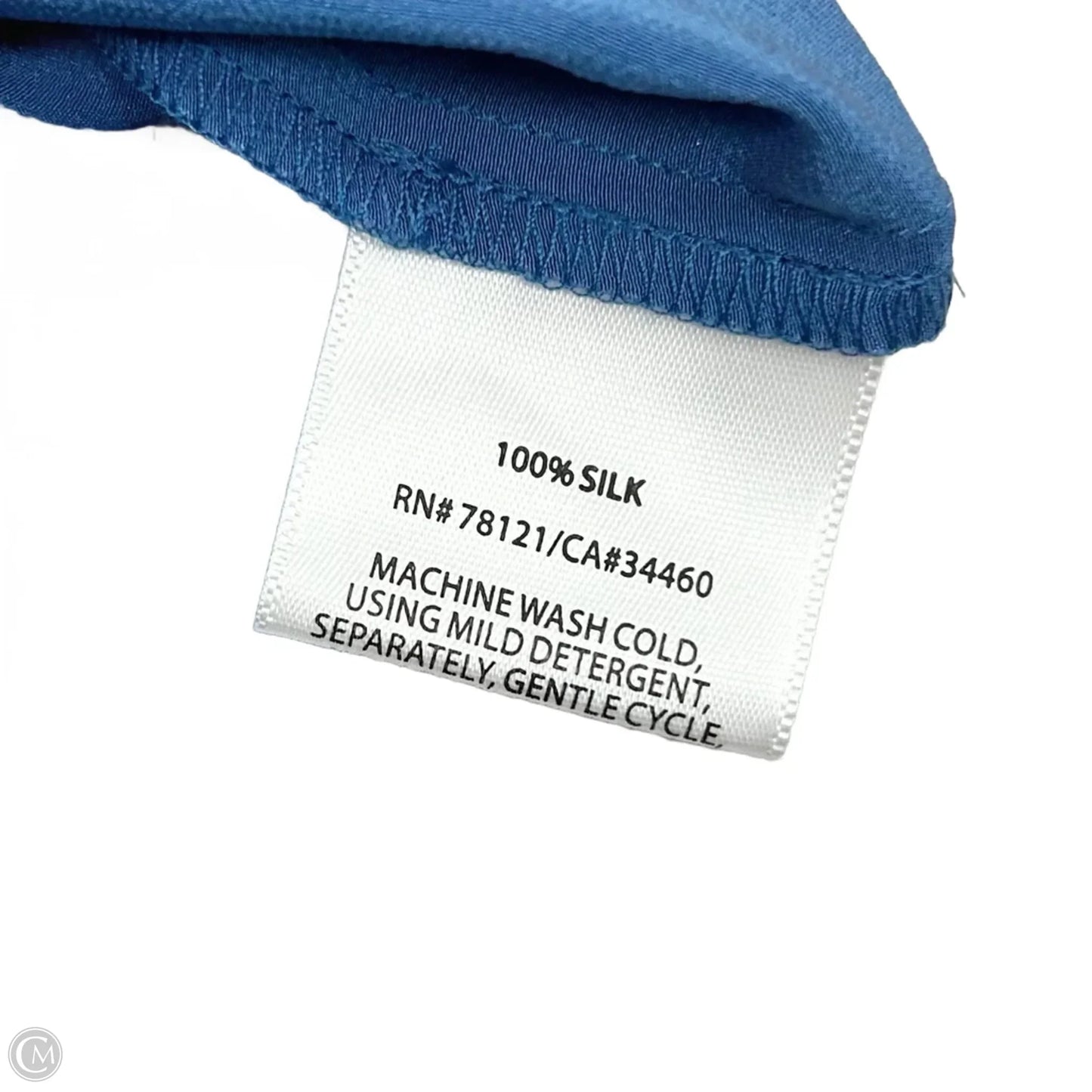 Top Long Sleeve By Eileen Fisher In Blue, Size: S