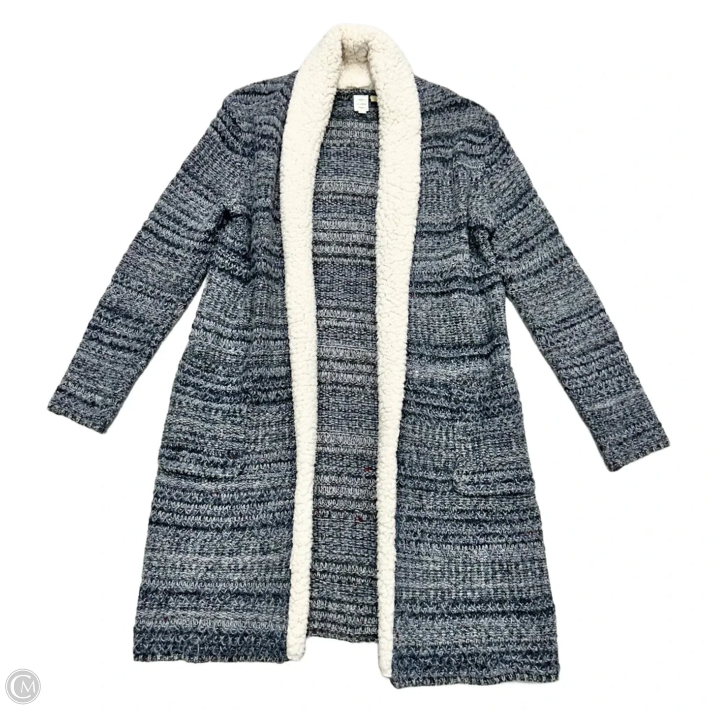 Sweater Cardigan By Anthropologie In Blue, Size: Xs
