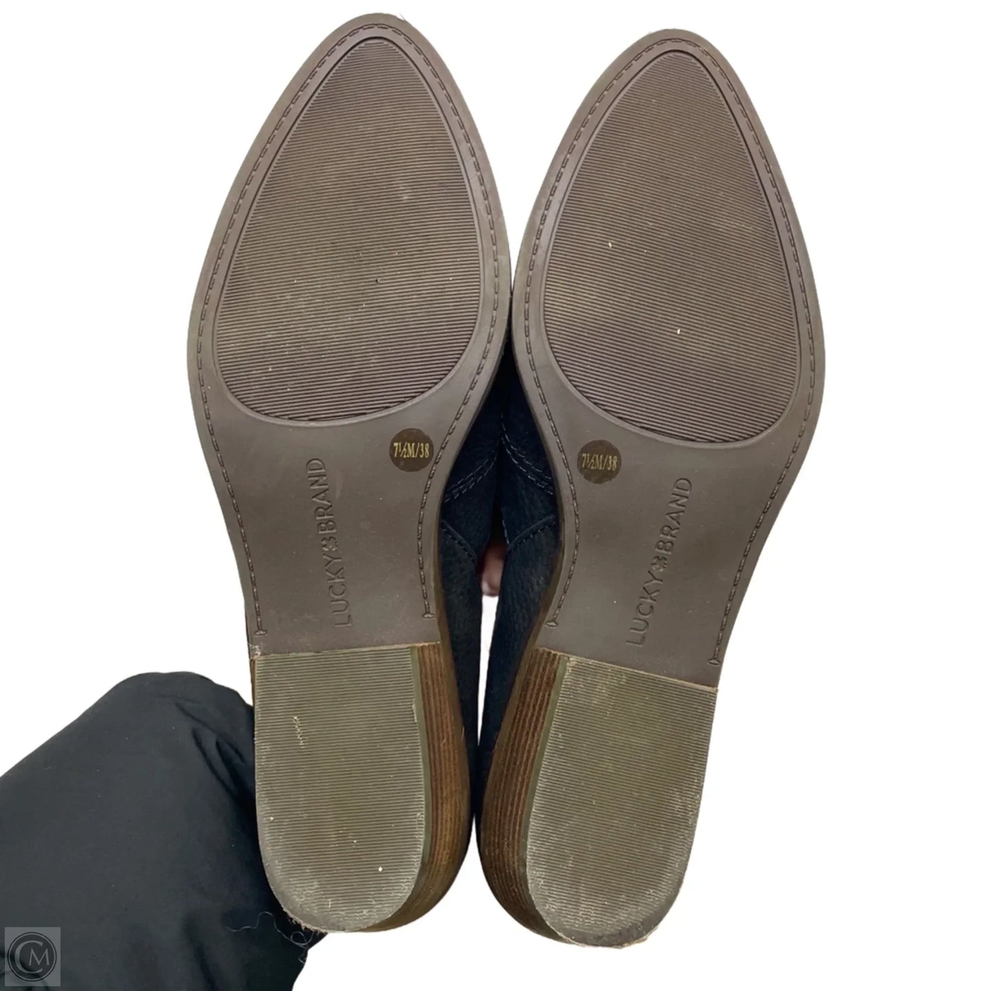 Boots Ankle Heels By Lucky Brand In Black, Size: 7.5