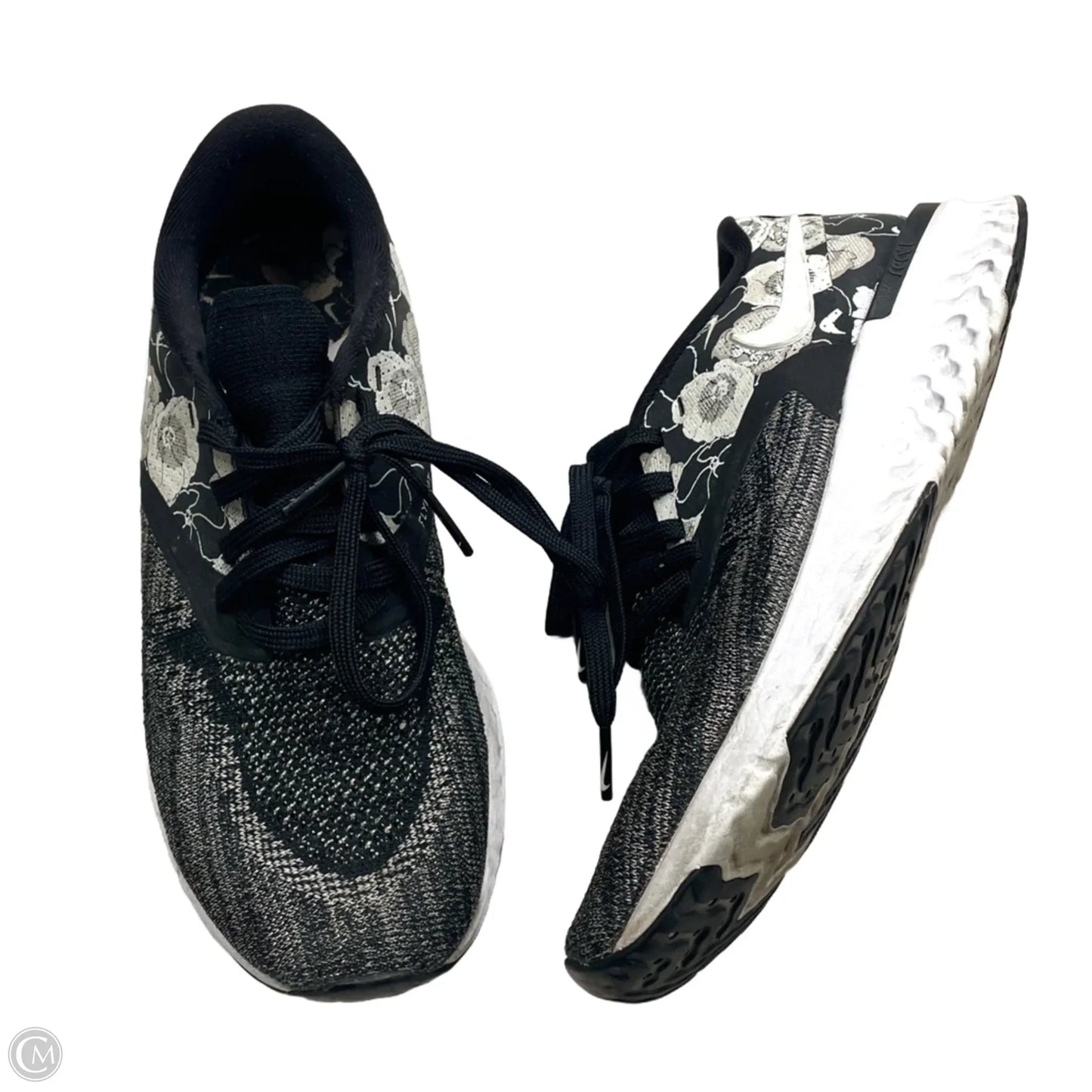 Shoes Athletic By Nike In Black & White, Size: 8