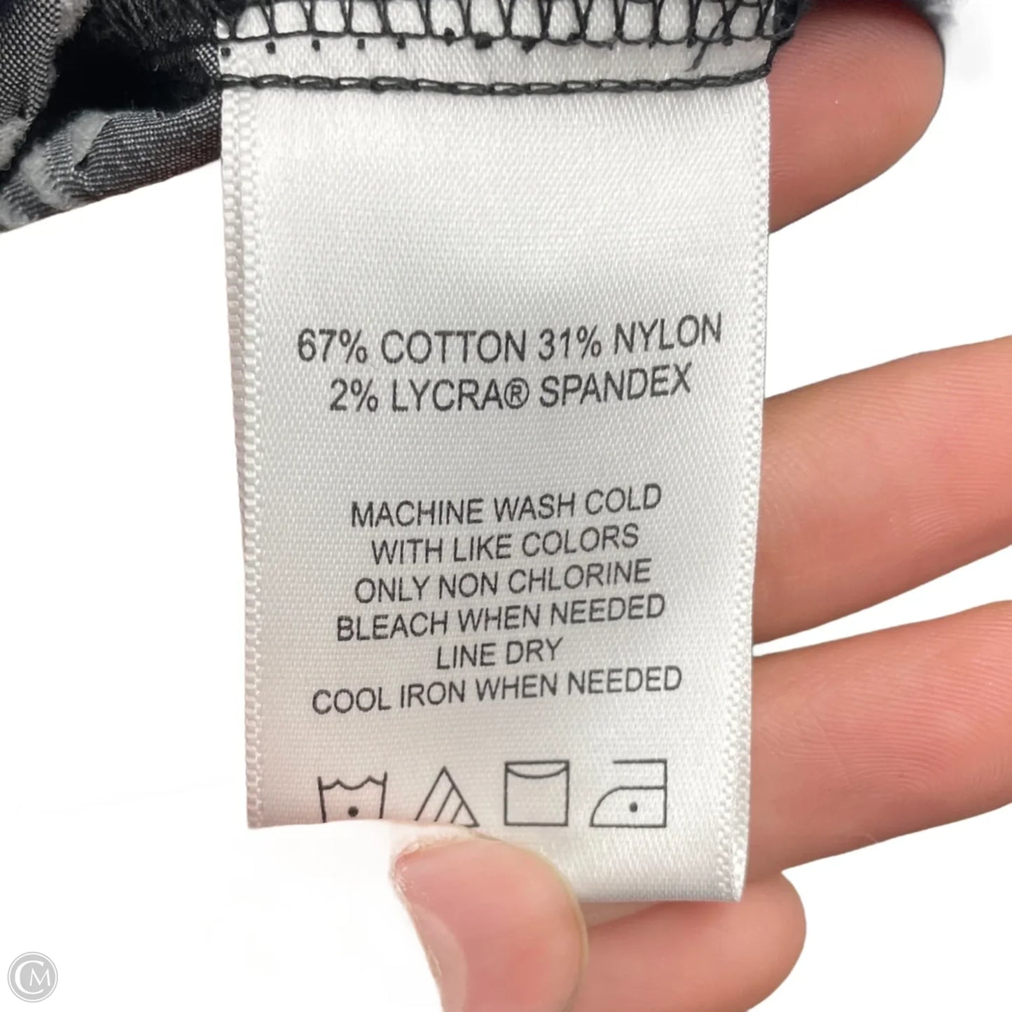 Blouse Long Sleeve By Foxcroft In Plaid Pattern, Size: Xs